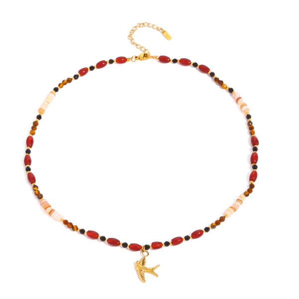 Sierra Tiger Eye Beads Necklace - Image 2