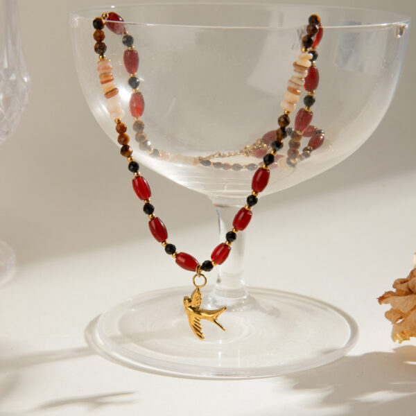 Sierra Tiger Eye Beads Necklace