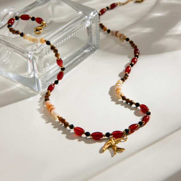 Sierra Tiger Eye Beads Necklace - Image 5