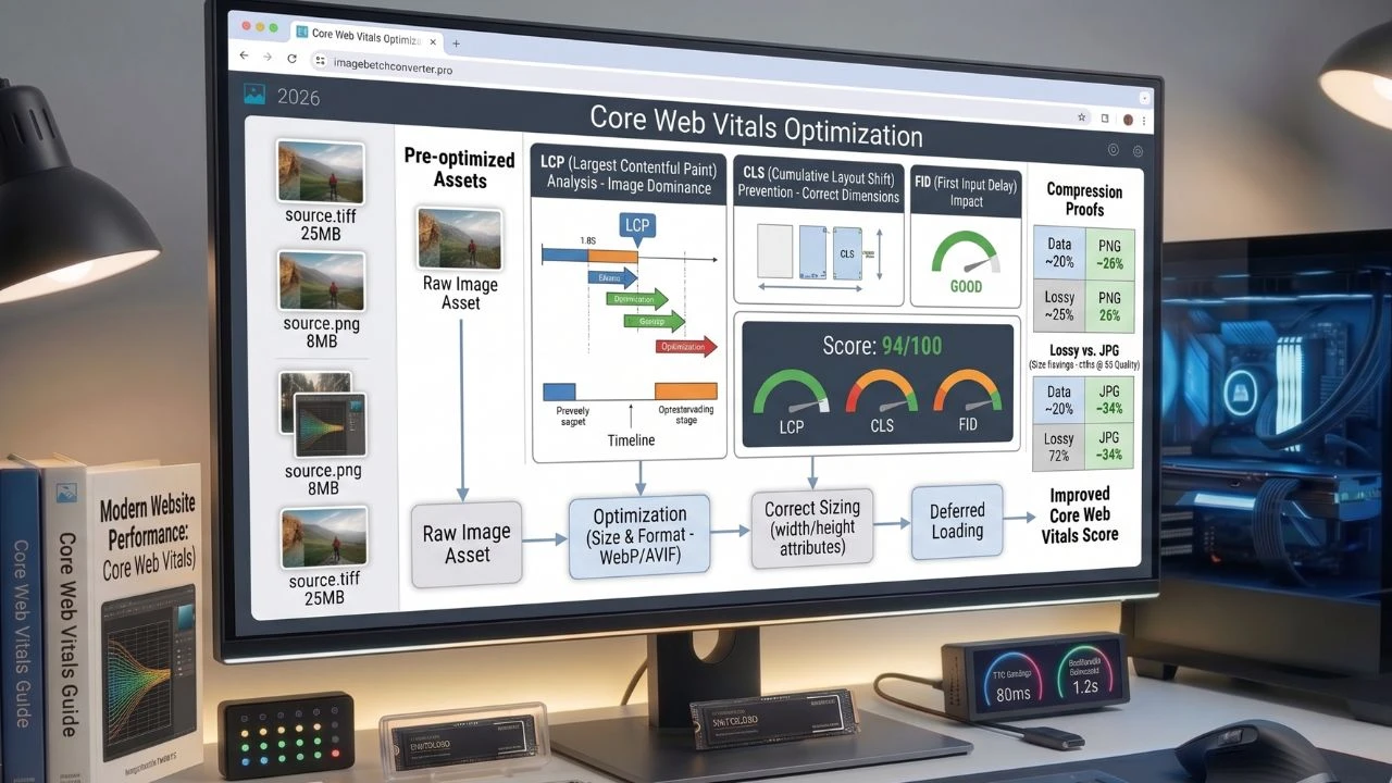 Core Web Vitals & Image Optimization — Speed Up Your Website